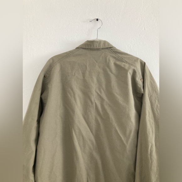 Vintage Army Green Utility Jacket Full Zip by 1134 Trendy Artsy Size Medium - Picture 13 of 13